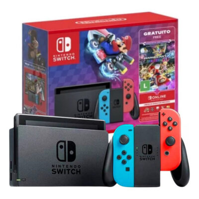 Console Nintendo Switch V2 32gb Mario Kart 8 Deluxe